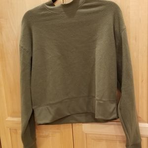NEW Abound Womens Boxy Sweatshirt Mock Neck Top Size M NWOT
